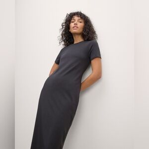 Everlane The Form T-Shirt Dress Black / Size XS